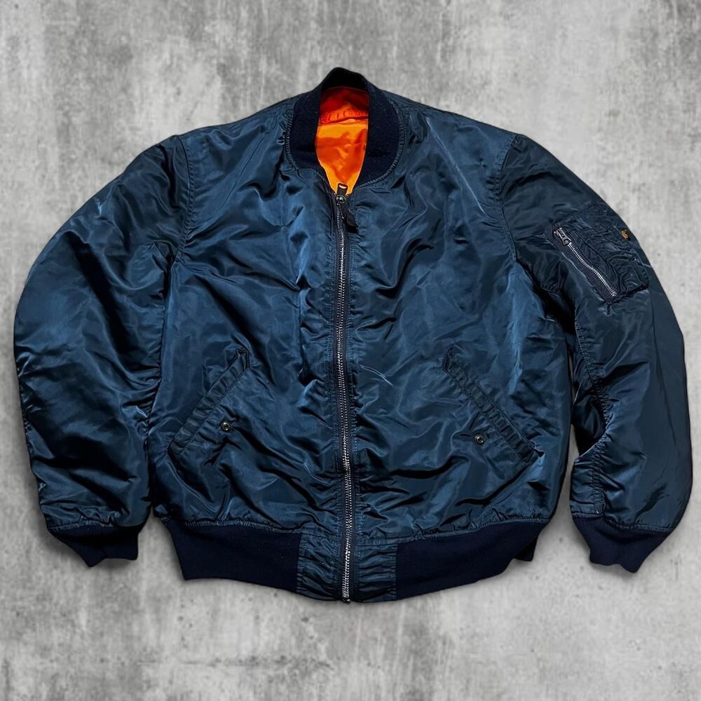 Unbranded Men's Blue and Orange Jacket